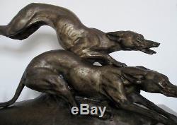 Large Statue Sculpture Bronze Animal Art Deco 1930 Signed Francisque. 16kg