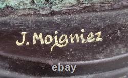 Large and Fierce Art Deco Wild Bear Bronze Sculpture Statue Nr