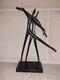 Large Bronze Statuette Sculpture Duo Dancers Contemporary Modern Art 30.5cm