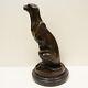 "leopard Statue Sculpture In Art Deco And Art Nouveau Style, Made Of Bronze"