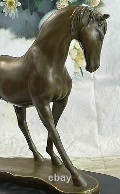 M. Lopez Horses In Movement Bronze Sculpture Modern Horse Statue Art