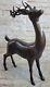 Made Chalet Art Deer Buck Reindeer Hunter Bronze Marble Lodge Sculpture