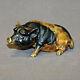 Magnificent Bronze Sculpture Statue Limited Edition Signed Number Pig Art Figurine