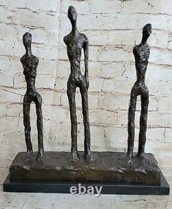 Main Bronze Standing Men Statue Famous Swiss Domestic Sculpture Art Gift