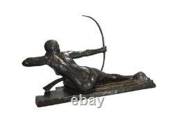 Marcel André Bouraine Bronze Sculpture Penthesilea Amazon Art Deco Susse Paris