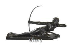 Marcel André Bouraine Bronze Sculpture Penthesilea Amazon Art Deco Susse Paris