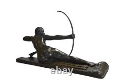 Marcel André Bouraine Bronze Sculpture Penthesilea Amazon Art Deco Susse Paris