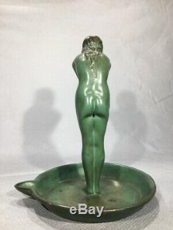Max Le Verrier Bronze Sculpture Bather Art Deco Era