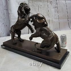 Metropolitan Museum of Art's Collection of European Bronze Sculptures: Two Lions