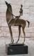 Modern Abstract Art Female Horse Riding Bronze Sculpture By Dali Sale