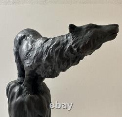Modern Abstract Bronze Sculpture Art Bear by Milo Cast Figurine 6.5 Kg