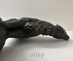 Modern Abstract Bronze Sculpture Art Bear by Milo Cast Figurine 6.5 Kg