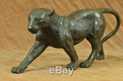 Modern Art Abstract Panther Jaguar Cougar Lion Bronze Sculpture Sale Bugatti