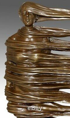 Modern Art Bronze Sculpture Signed Stable Winch Mr. Petit