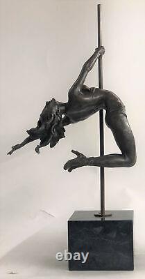 Modern Art Bronze Sculpture the European Gymnast Style Figurine Decor