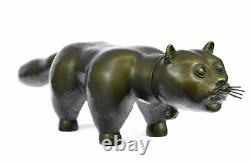 Modern Art Cat Bronze Sculpture Fat Cat, Mr. Botero Figurine