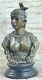 Modern Art Female Sexy Head Woman Bronze Bust Marble Sculpture Cordier Nr