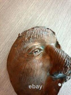 Murdered Bronze Mask Theatre Sculpture Popular Art