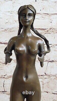 Mythical Art Deco 16' Grand Mermaid Bronze Sculpture Classic Statue Work