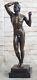 New Abstract Man By Rodin Bronze Sculpture Statue Art Deco Modern Marble Gift