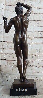 New Abstract Man by Rodin Bronze Sculpture Statue Art Deco Modern Marble Gift