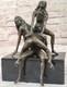 New Bronze Sculpture Chair Art Statue, Female Erotic Woman Quality Decor