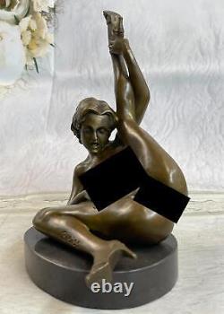 New Erotic Female Bronze Figurine Sculpture Statue Art Deco Cast Sale