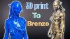 Neytiri 3d Print To Bronze Masterpiece Lost Resin Casting