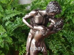 Nude Couple Kissing Statue Sculpture Bronze Art Kissing In Love Figure