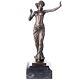 Nude Dancer Art Deco Bronze Sculpture After Ferdinand Preiss