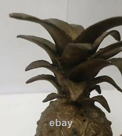 Old Pineapple Carving Cast Iron No Bronze Regulated Art Decoration Pineapple