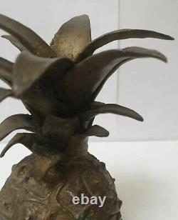 Old Pineapple Carving Cast Iron No Bronze Regulated Art Decoration Pineapple
