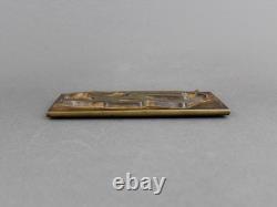 PEGGY GOLDSTEIN bronze sculpture, Vintage 1990s, Abstract signed American art