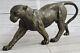 Panther Walking By Rembrandt Bugatti, Super Art Deco Bronze Sculpture Art