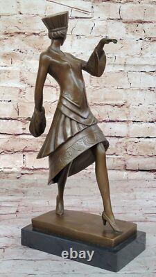 Paul Philippe's Art Deco Handcrafted Bronze Sculpture Egyptian Style Opener