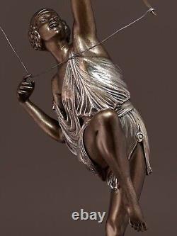 Pierre Le Faguays Diana the Huntress Bronze Art Deco