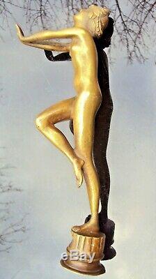 Pretty Bronze Art Deco The Dance Of Serge Zelikson (1890-1966)
