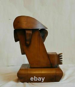 Quality Museum/artwork Cubist/sculpture Art Deco 1930/picasso V Hst Bronze