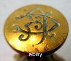 RARE Bronze Sculpture Art Nouveau Jugendstil, Seal Woman with Mistletoe