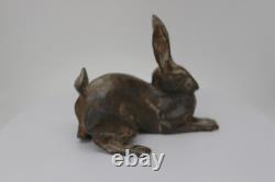 Rabbit Hare Animal Sculpture Hunting Style Art Deco Art Nouveau