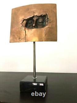 Raf Verjans 1935 Bronze Sculpture Contemporary Art (signed) H 36 CM