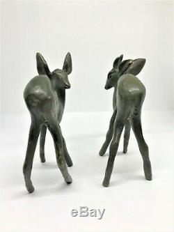 Raoh Schorr Pair Of Fawn Bronze Art Deco (royal Doulton)