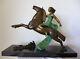 Rare Bronze Art Deco Sculpture 1930 Amazone (attributed To) Lemoine