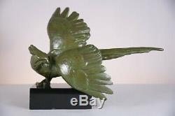 Rare Old Art Deco 1930 Bronze Sculpture Signed Alexander Kelety