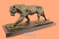 Rembrandt Bugatti Art Deco Leopards Bronze Sculpture Cubism Panthers Gift