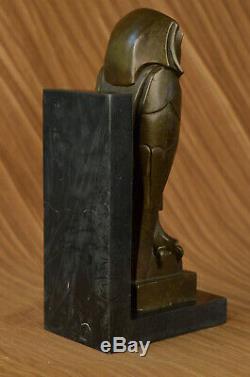 Salvador Dali Abstract Modern Art Owl Bronze Sculpture Marble Statue