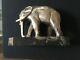 Sculpture Art Deco Elephant Bronze Patina Argentee Signee Marcel Andre Bouraine