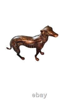 Sculpture, Bronze Sculpture English Greyhound Art Deco 20th Century