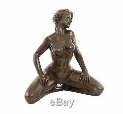 Sculpture Eroticism Bronze Art Style Antique Statue Woman 65cm