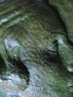 Sculpture Low Relief Bronze M. Cousinet Art Deco Lost Wax Valsuani Era Maillol
